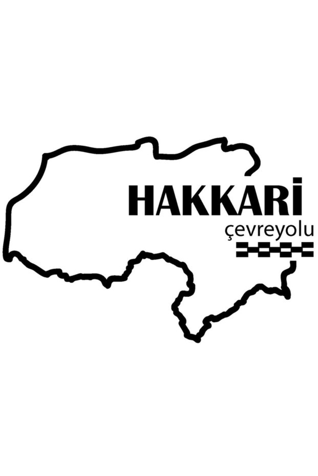 Hakkari Peripheral Sticker (Auto-Motor-Laptop-Wall-Decor) 12 x 9 cm
