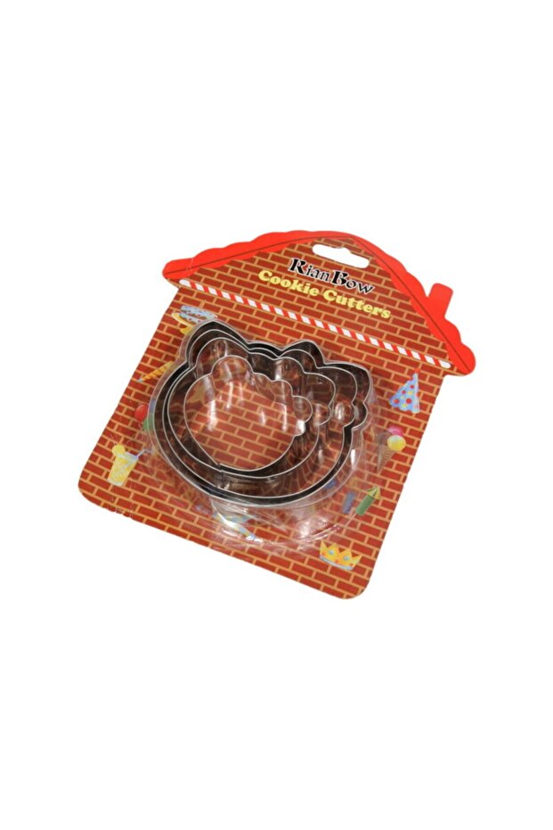 Hello Kitty Metal Cookie Mold Set of 4