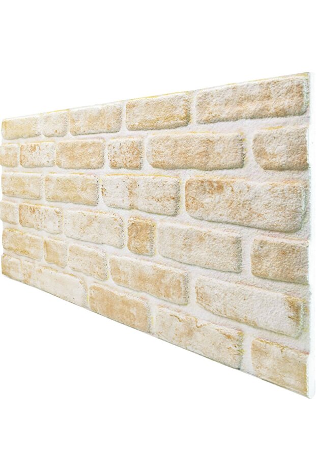 5 Adet (2,5M2) X Tuğla Desenli 3 Boyutlu Renkli Strafor Köpük Duvar Kaplama Paneli (BR-522) - 1