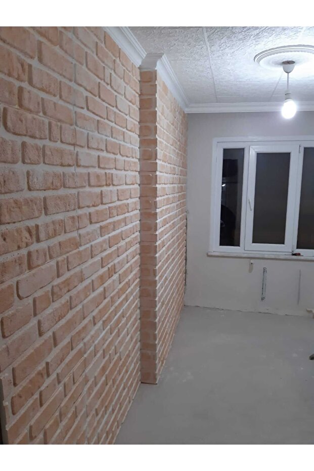 5 Adet (2,5M2) X Tuğla Desenli 3 Boyutlu Renkli Strafor Köpük Duvar Kaplama Paneli (BR-522) - 3