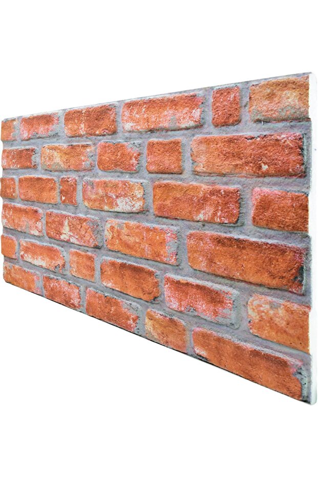 5 Adet X Tuğla Desenli 3 Boyutlu Renkli Strafor Köpük Duvar Kaplama Paneli (br-513) - 1