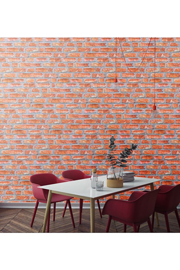 5 Adet X Tuğla Desenli 3 Boyutlu Renkli Strafor Köpük Duvar Kaplama Paneli (br-513) - 3