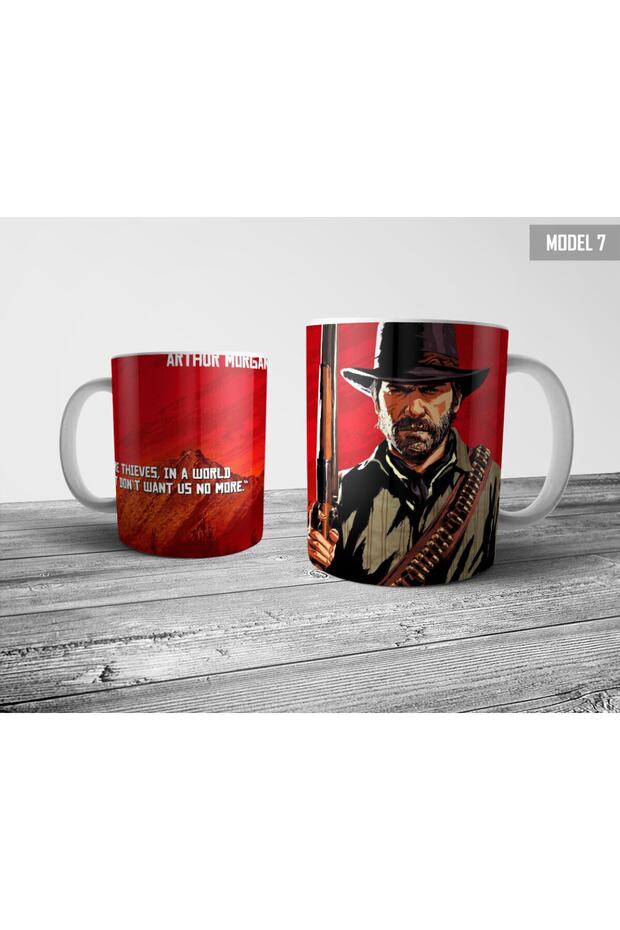 " Red Dead Redemption 2 " Kupa Bardak Model 7 - 1