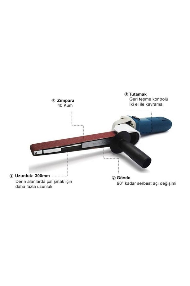 Belt Sander Şerit Bant Zımpara Mp21 14 - 3