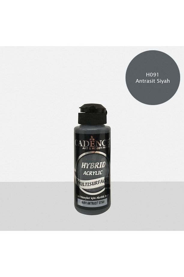 Cadence Hybrıd Akr. Multısurfaces H-091 Antrasit Siyah 120ml - 1