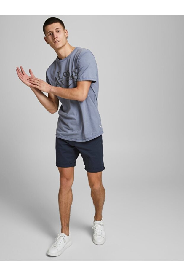 Erkek Lacivert Şort - 4