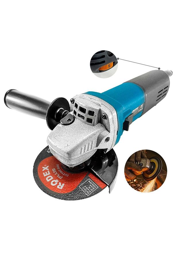 Ibeltech 115mm 840w Devir Ayarlı Spiral Taşlama Makinesi 2 Adet Taş Hediyeli - 1