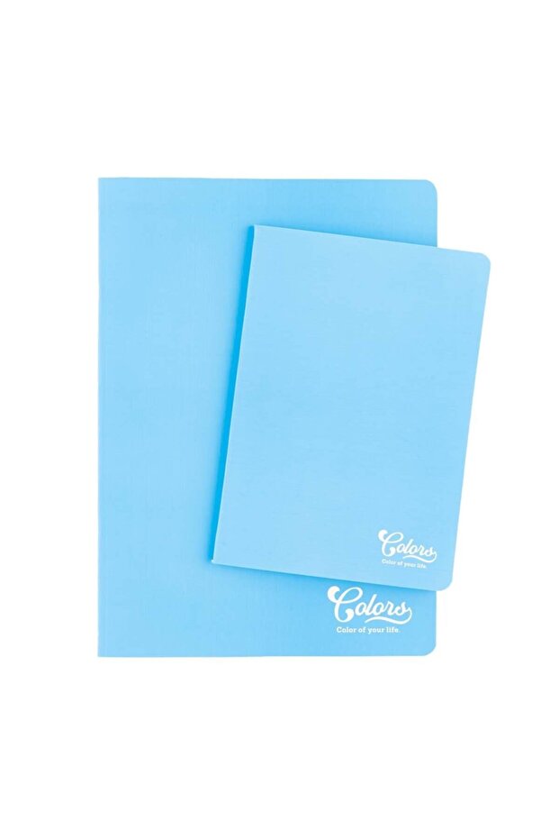 Colors A5 Karton Kapaklı Defter, 40 Yaprak, Kareli, Mavi (dolmakalem Uyumlu) - 5