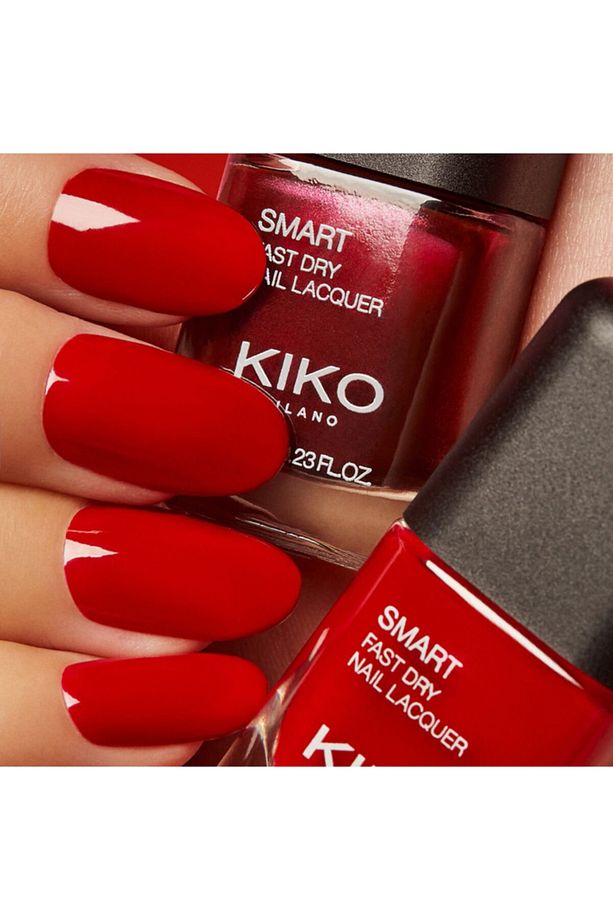 Çabuk Kuruyan Oje - Smart Fast Dry Nail Lacquer 64 Deep Red - 3