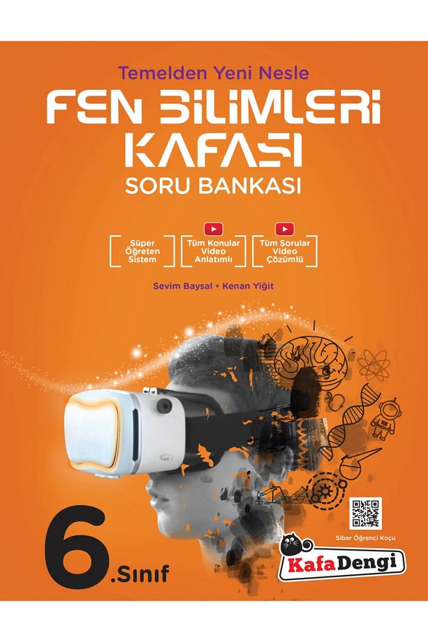 Kafadengi Yayınları 6.sınıf Fen Bilimleri Kafası Soru Bankası Seti 2021 Model - 1