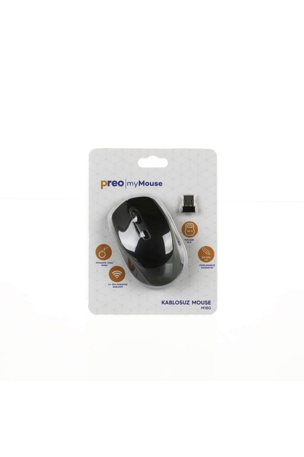 My Mouse M18 Wireless Gri Mouse - 4