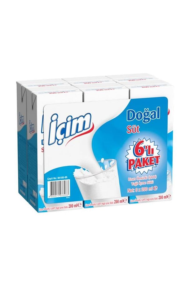 Süt Ekonomik Paket 200 ml 6'lı - 1