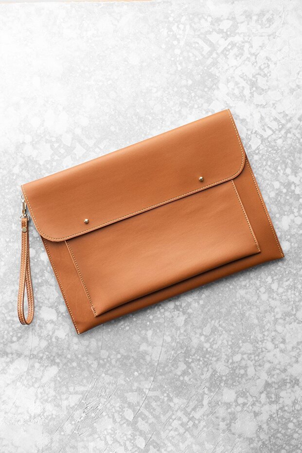 Women Coffee Macbook Air Pro M1/ M2 13 13.3-13.6 14 Inch Notebook Laptop Case Briefcase Portfolio