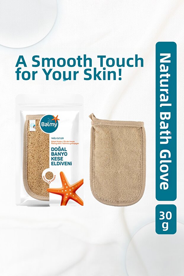 Natural Pumpkin Bath Glove - 1