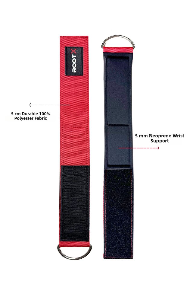رباط كاحل من النيوبرين أحمر اللون عبوة من قطعتين - 4