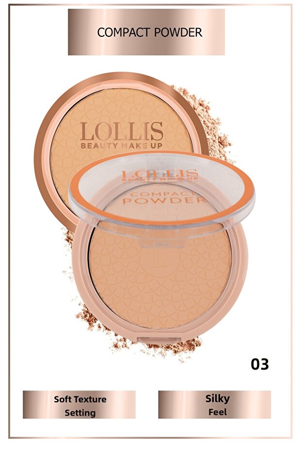 Compact Powder Powder Smooth Look Light Texture Compact Powder 03 - 6