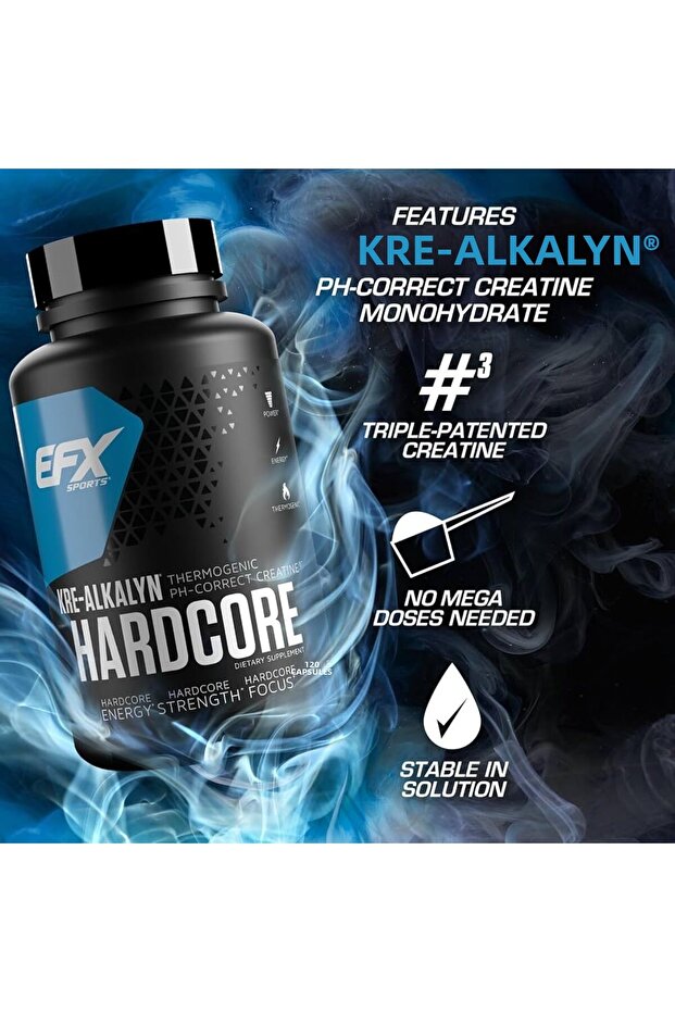 Kre-Alkalyn Creatine Hard.Core 120 Capsules