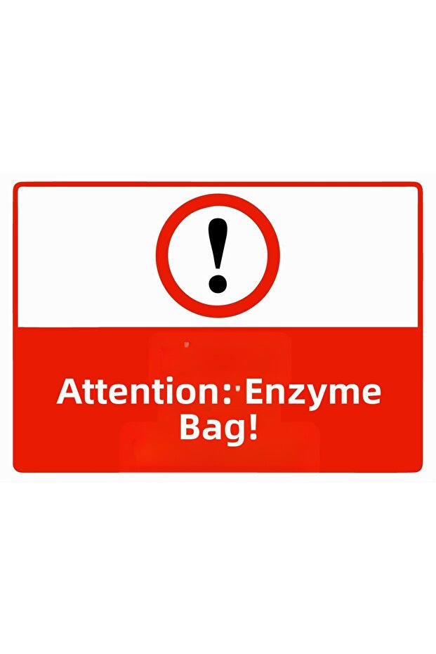 Attention Enzymes Are Dangerous Isg Warning Sign Pvc A5 15X21 cm