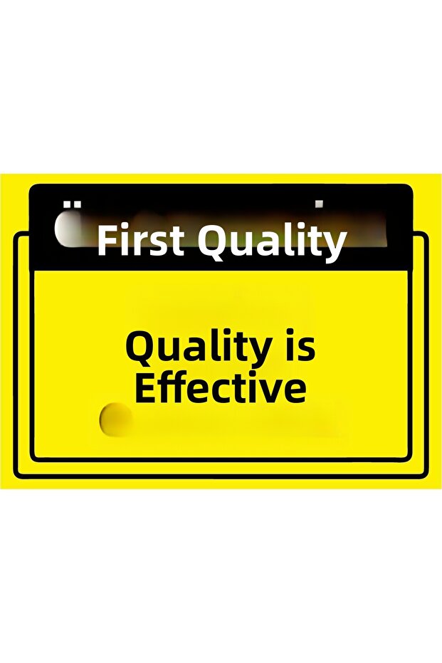 Quality First. Quality Must Be Effective Isg Warning Sign Pvc A4 21X30 cm