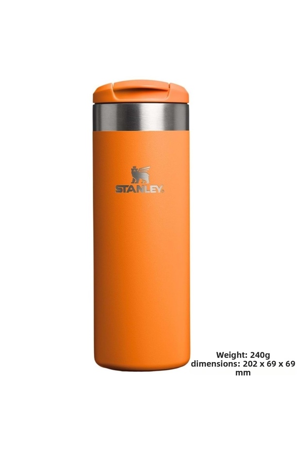 The Aerolight ™   Transit Mug 0.47L Thermos Cup Flask Orange - 4