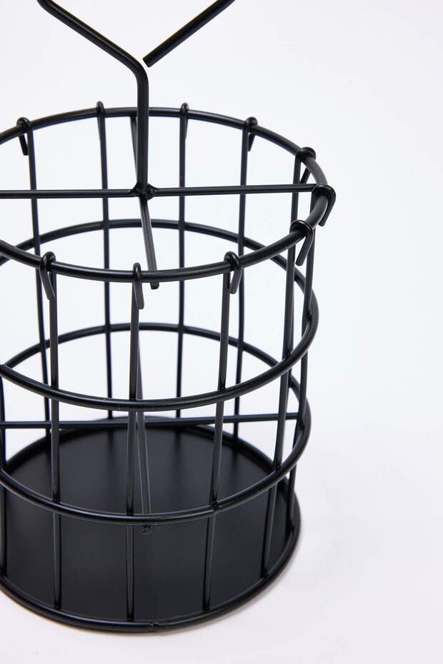Siyah Metal Tel Kaşıklık 30x34cm TPHAW26SPT00005 - 4