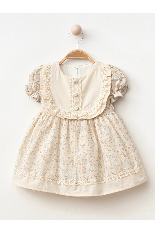 Button Detailed Baby Girl Dress