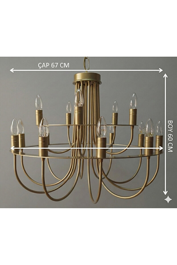 15'li Atlantis Avize Prinç Eskitme - 5