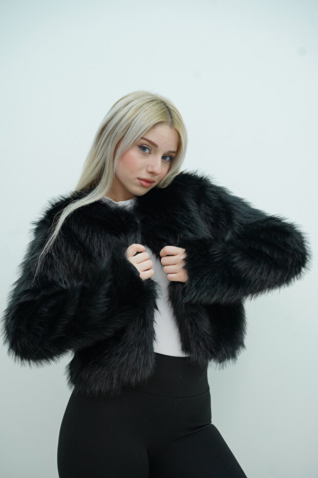 الفراء مع مشبك أمامي - 2