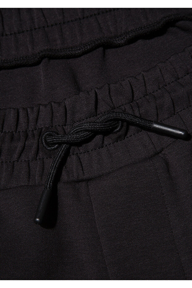 Siyah Basic İnterlok Eşofman Altı 0010343-900 - 7