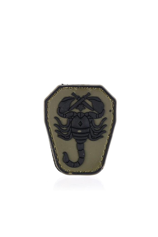 رقعة بلاستيكية على شكل عقرب - حجم صغير 4 سم × 5.5 سم - 1