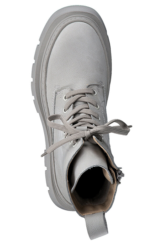 Damen Elegante Stiefelette 1-25843-29 Grau 215 Soft Grey Uni Leder mit Removable Sock - 3