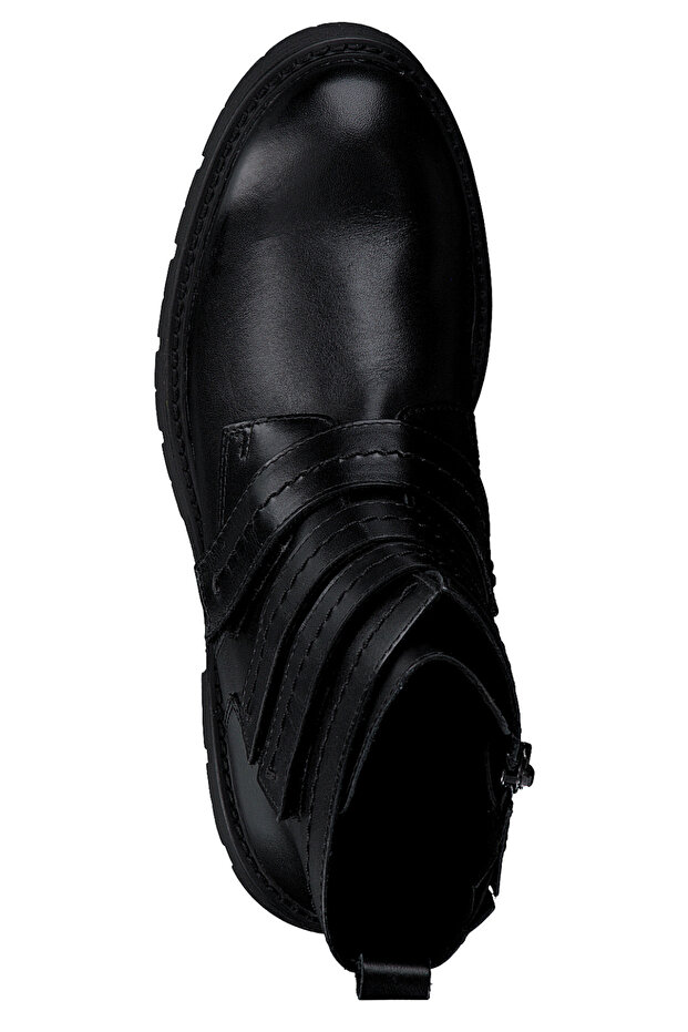 Damen Elegante Stiefelette Premio 2-25483-29 Schwarz 002 Black Antic Leder mit MT Feel - 3