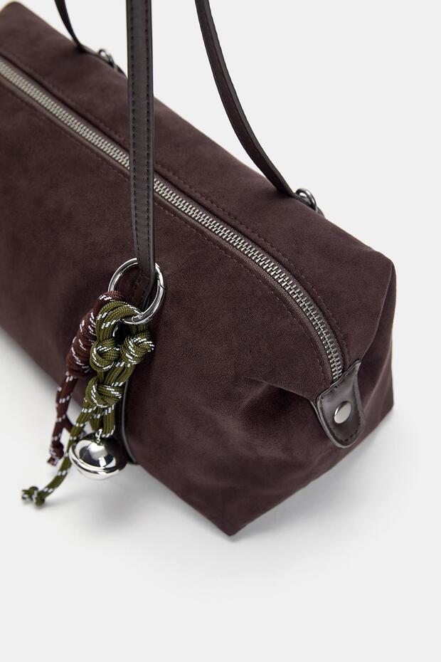 Süslemeli omuz çantası - 4