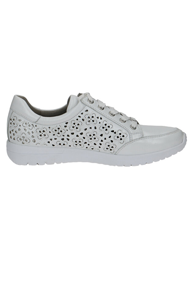 Damen Low Sneaker Low Top 9-23552-20 Weiß 160 White Softnap Leder mit CAP LIF - 5