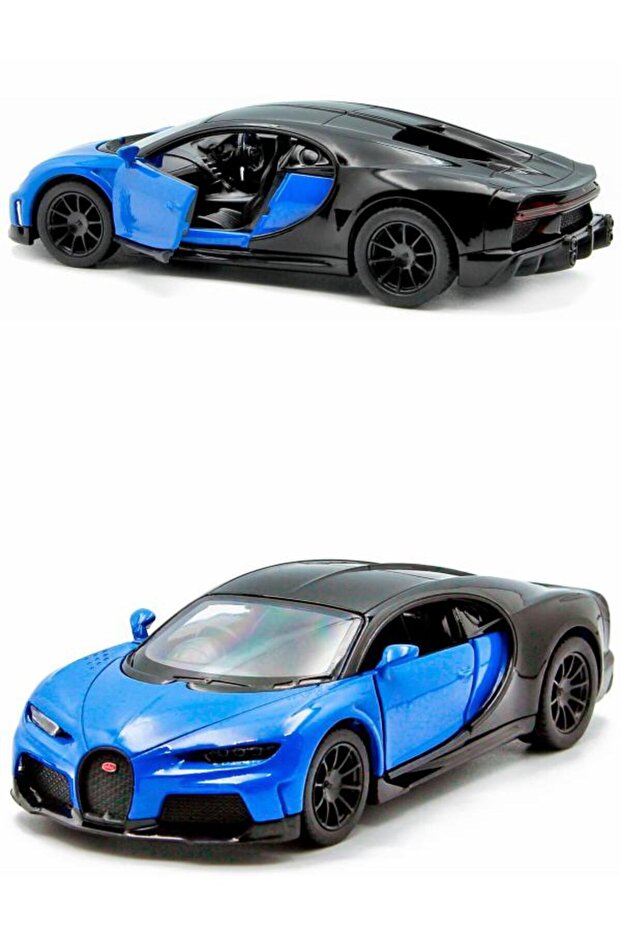 Kisnmart Bugatti Chiron Çek Bırak Diecast Model Araba - 1