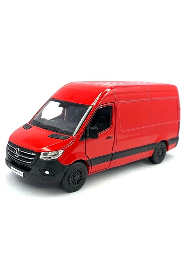 Kinsmart Mercedes-Benz Sprinter - Çek Bırak 5inch. Lisanslı Model Araba, Oyuncak Araba 1:48