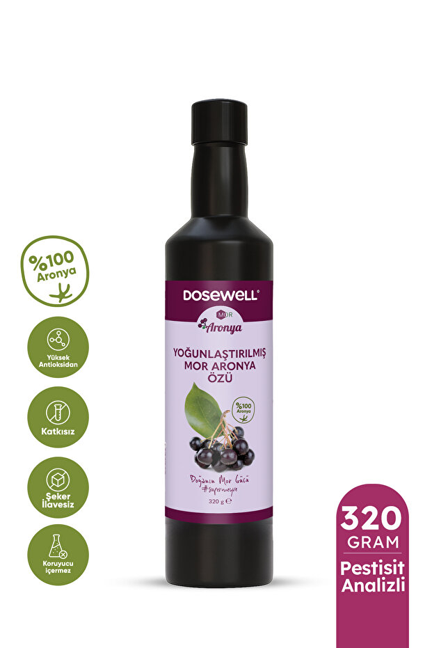 Yoğunlaştırılmış Aronya Özü 320 gr - 2