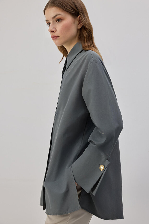 Poplin ing - széles mandzsetta - 4