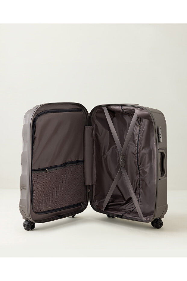 Huitre Valiz/Bavul - Gri - Orta Boy - 5