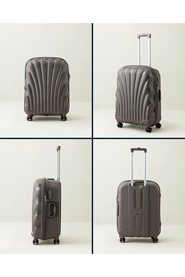 Huitre Valiz/Bavul - Gri - Orta Boy - 7