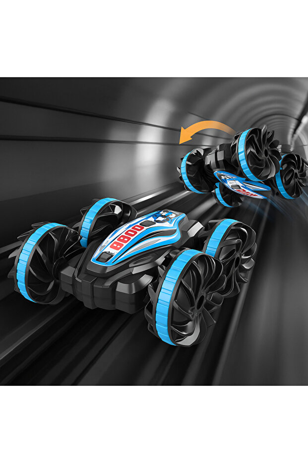 Drift Dublör Suda Ve Karada Giden Rc Araba - 5