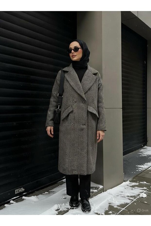 Mira Fish Back Stamp Coat Tns-4283