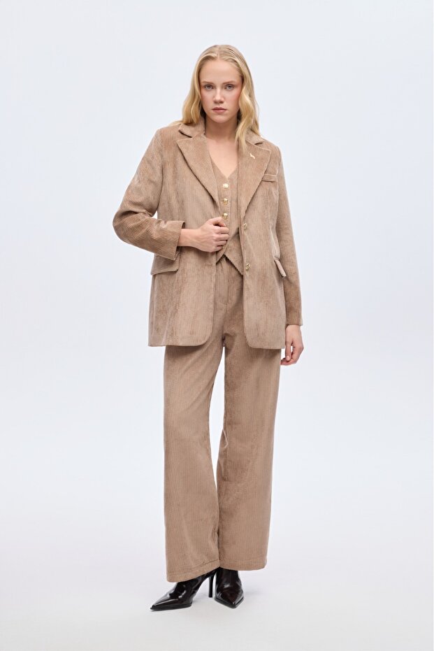 Camel Kadın Ceket - 5