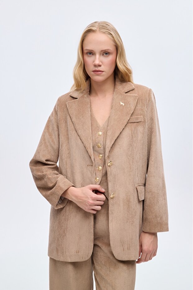 Camel Kadın Ceket - 1