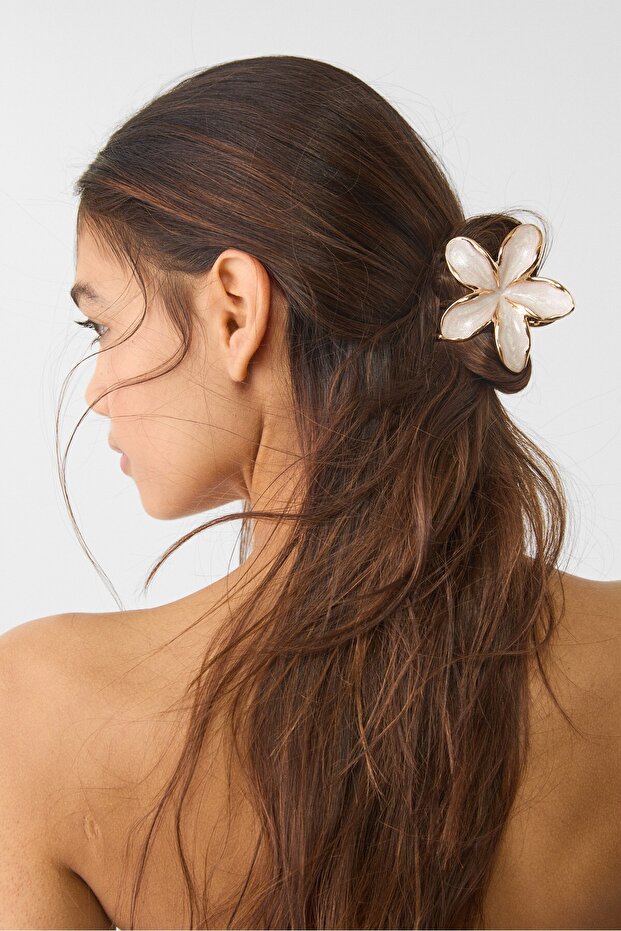 3'lü çiçekli toka seti - 4