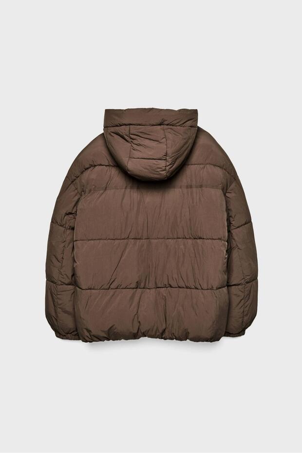 Kapüşonlu Dolgulu Mont - 6