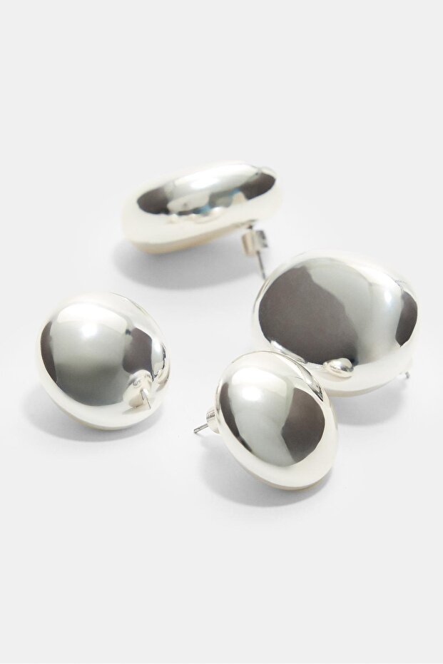 2'li Hacimli Küpe Seti - 3