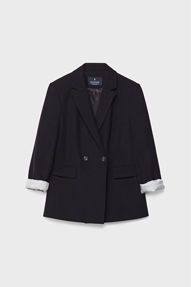 Düğmeli özel dikim blazer - 5
