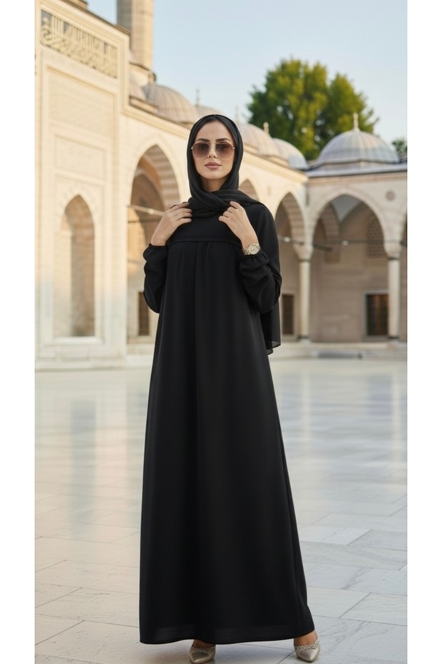 Esila Robadan Practical Umrah Dress with Pockets