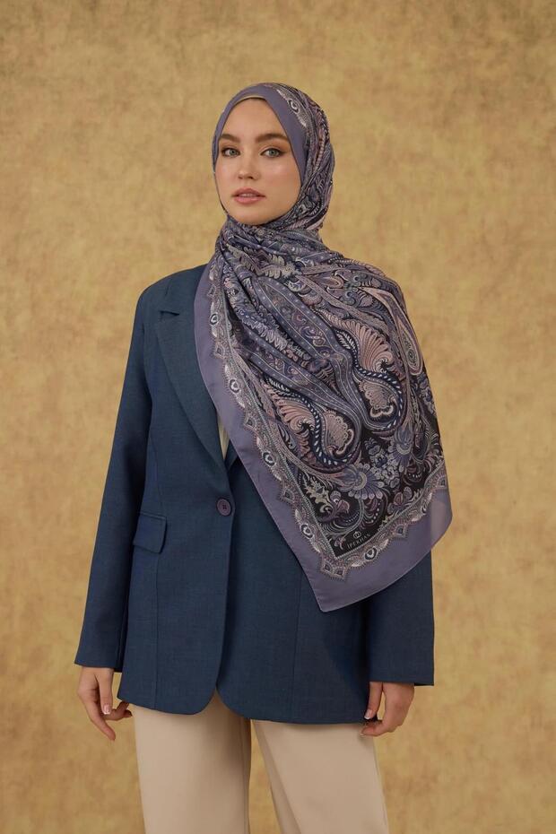 İpekhan Soft Şal Lila 3052-11 - 4